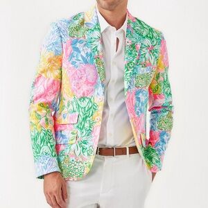 Lilly Pulitzer Flagler Men's Blazer size 42R. Worn once. Fits Women’s size 16.